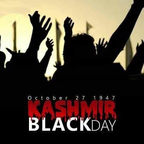 27 October - The black day for Kashmir