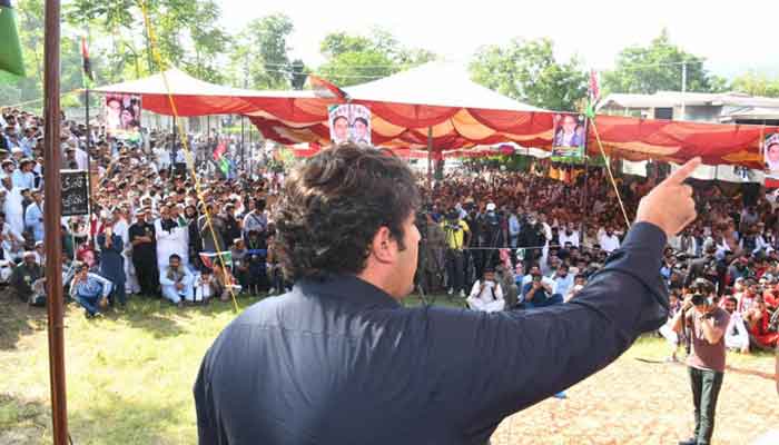 Kashmiris will not be 'dictated to by a puppet', Bilawal says in Rawalakot