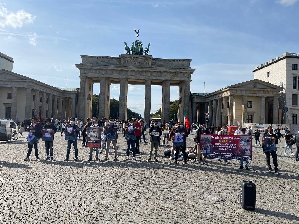 Baloch activists hold anti-Pakistan protest against atrocities in Balochistan