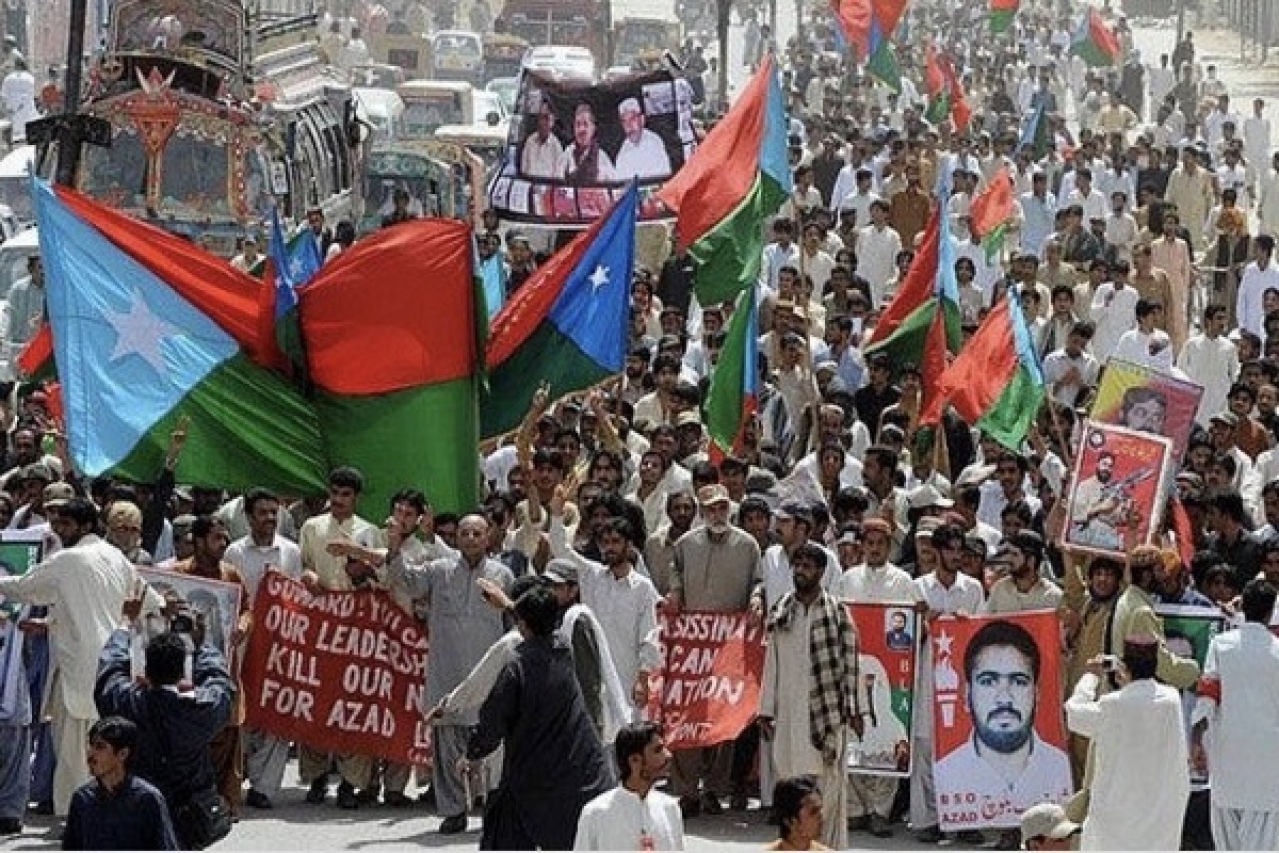 Families of slain Baloch children protest against frontier corps : Baluchistan