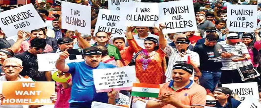 PAKISTAN-SPONSORED TERRORISM FORCED 64,827 KASHMIRI PANDIT FAMILIES TO LEAVE KASHMIR