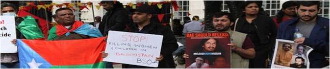 Baloch Activists Protest In London, Asks UN To Intervene In Baluchistan